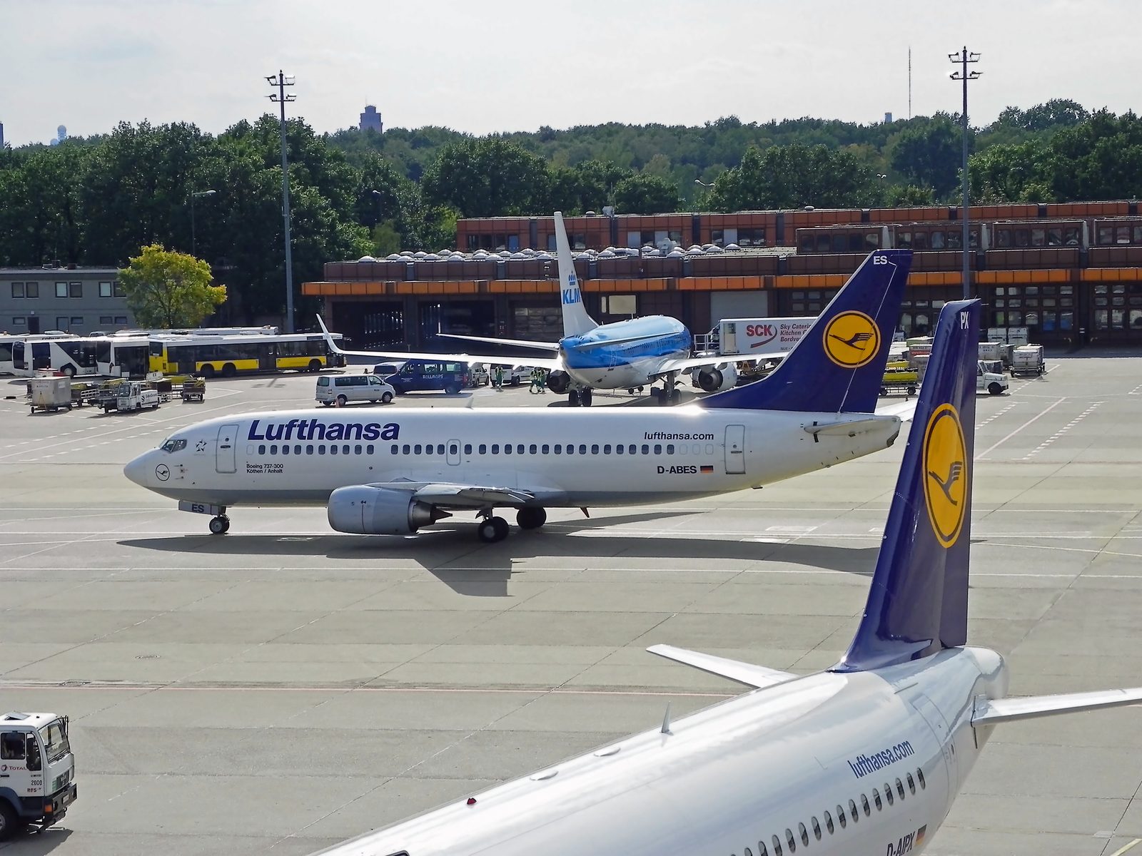 Boeing 737 in vlucht